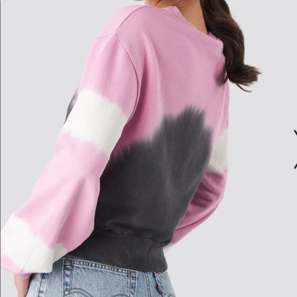 NA-KD Ombré pink to grey w/ white on sleeves - Picture 4 of 6